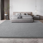 Modern Large Area Rug for Bedroom Living Room, 4x6 Feet Grey Thickened Memory - Image 4