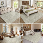 8x10 Washable Area Rugs Ultral Soft Non-Slip Stain Resistant Vintage Boho Large - Image 2