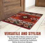 YHSF South West Native American Area Rug C318 - Image 3