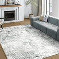 5x7 Machine Washable Area Rug for Living Room, Kids and Pets Friendly for by GERUIMO