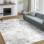 5x7 Machine Washable Area Rug for Living Room, Kids and Pets Friendly for by GERUIMO