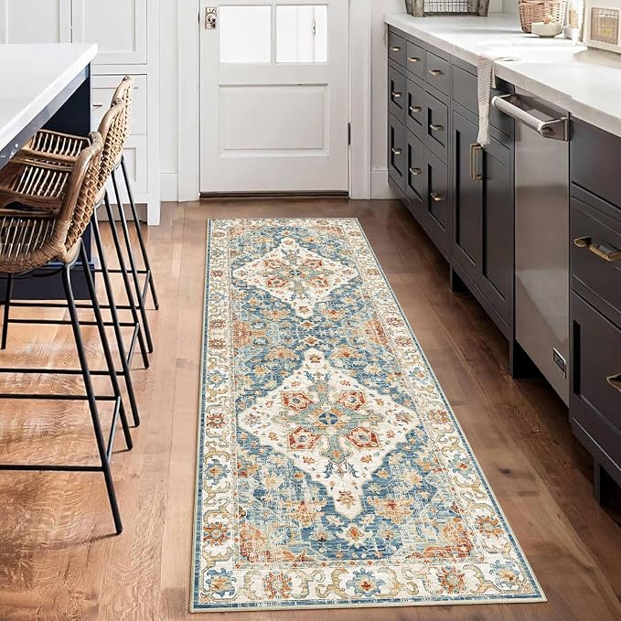 Enkor Runner Rugs for Hallway, 2x6 Washable Soft Non Slip Floor Rugs for Kitchen - Image 7