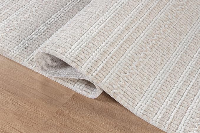 Modern Indoor Rug Stripe 9x12 Area Rugs - Image 3