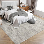 RUGSREAL Bedroom Area Rug 4x6 Modern Abstract Area Rug Stain Resistant Small - Image 3