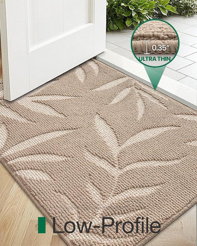 LUMI Front Door Mat Indoor Entrance 36"x60", Low Profile Welcome Mat, Non-Slip - Image 7