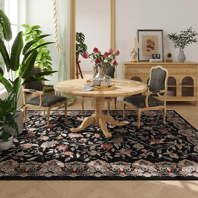 Rugcomf Vintage Paisley Rugs for Living Room 5'x7' - Image 4