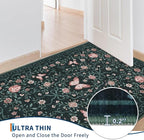 GarveeHome 2x3 Floral Area Rug Non Slip Entryway Mat Low Pile Stain Resistant - Image 4