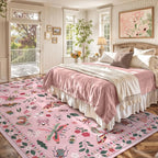 Lahome Insect 9x12 Area Rugs for Living Room Bedroom, Soft Washable Rugs 9x12 - Image 5