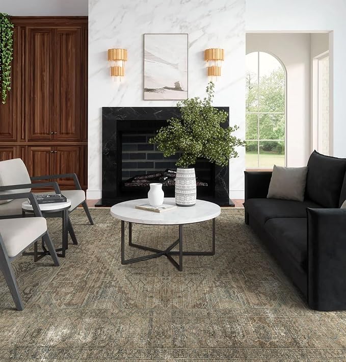vivorug 8x10 Area Rugs for Living Room, Non-Slip Backing Washable Rug 8x10 - Image 2
