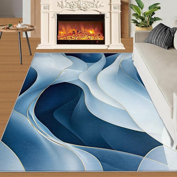 4x6 Abstract Lines Cafe Rug - Image 2