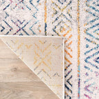 Rugshop Geometric Boho Area Rug – Multi Tribal Pattern - Image 5