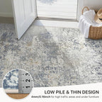 GENIMO Washable Area Rugs for Living Room, 8x10 Modern Non Slip Rugs, Low Pile - Image 6