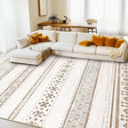 BESTSWEETIE 9x12 Area Rugs for Living Room Washable Moroccan Farmhouse Neutral by BESTSWEETIE