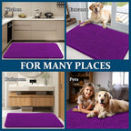 OLANLY Dog Door Mat for Muddy Paws 59x32, Absorbs Moisture and Dirt, Absorbent - Image 8