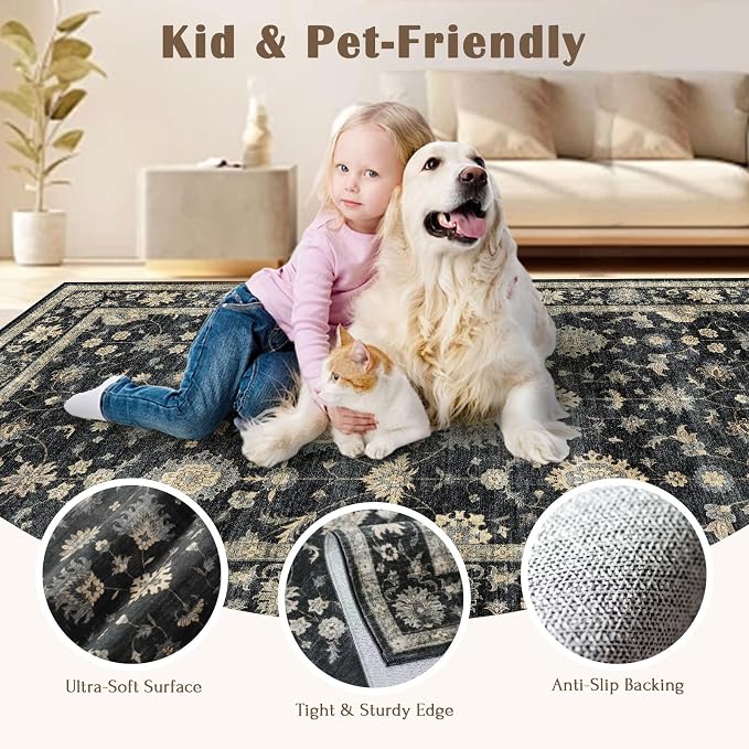 Washable Area Rug 5x8 - Image 2