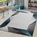 Paco Home Modern Area Rug Bordered by PacoHome