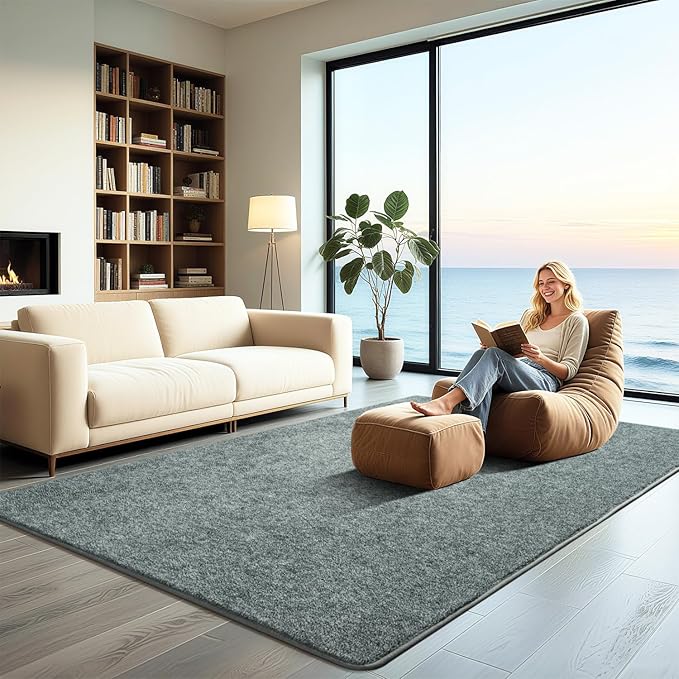 HQAYW 6x9 Large Area Rugs for Living Room Bedroom, Modern Thickened Memory Foam - Image 3