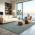 HQAYW 4x6 Area Rugs for Living Room Bedroom, Modern Thickened Memory Foam Soft - Image 3
