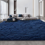 Large Shag Area Rugs 10 x 14, Plush Fuzzy Rugs by Deerhoo