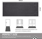 BEQHAUSE Door Mat 24" x 60", Non-Slip Door Mats Indoor Entryway Rugs Washable - Image 2