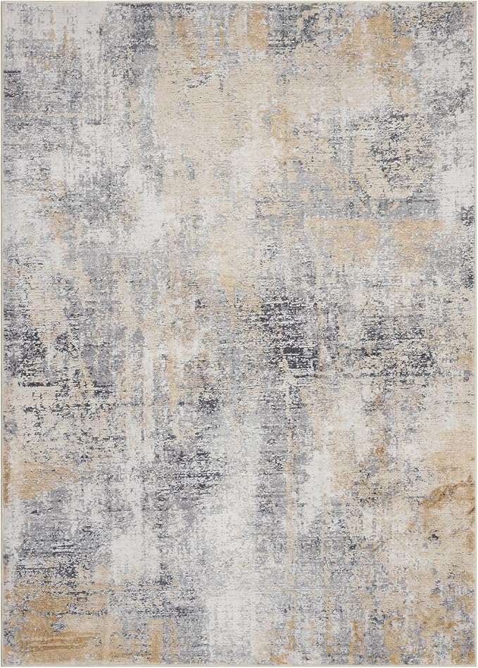 Area Rug 5×7, Vintage Boho Rug, Ultra-Soft Low Pile, Non Slip, Stain Resistant - Image 3
