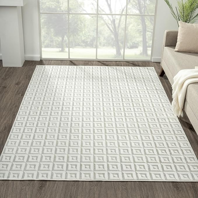 LUXE WEAVERS Geometric Greek Pattern Area Rug by LuxeWeavers