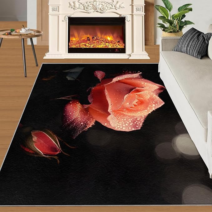 4x5 Florals Indoor Outdoor Rug - Image 2