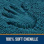 OLANLY Bathroom Rugs 44x24, Extra Soft Absorbent Chenille Bath Rugs, Rubber - Image 3