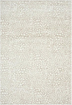 Abani Beige Cheetah Print 7'9"x10'2" Area Rug Rugs, Arto Collection - Image 3