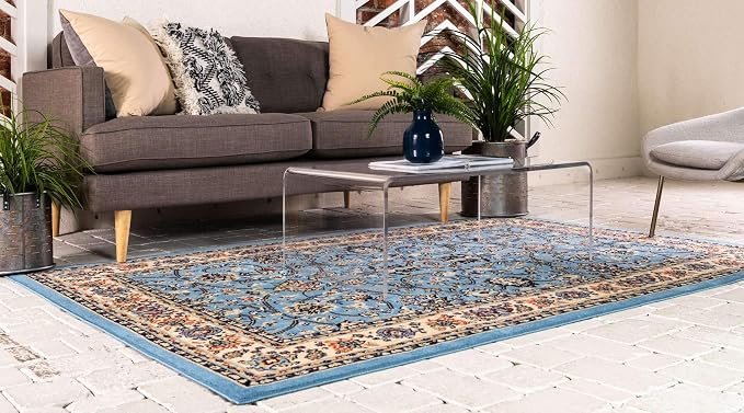 Unique Loom Sialk Hill Collection Area Rug - Image 2