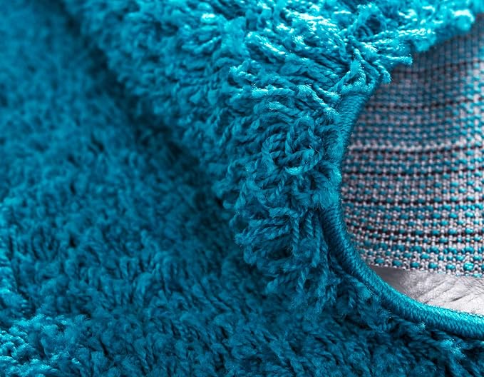 Unique Loom Solid Shag Collection Area Rug - Image 6