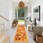 U'Artlines 2'x6' Fall Boho Runner Rug - Image 7
