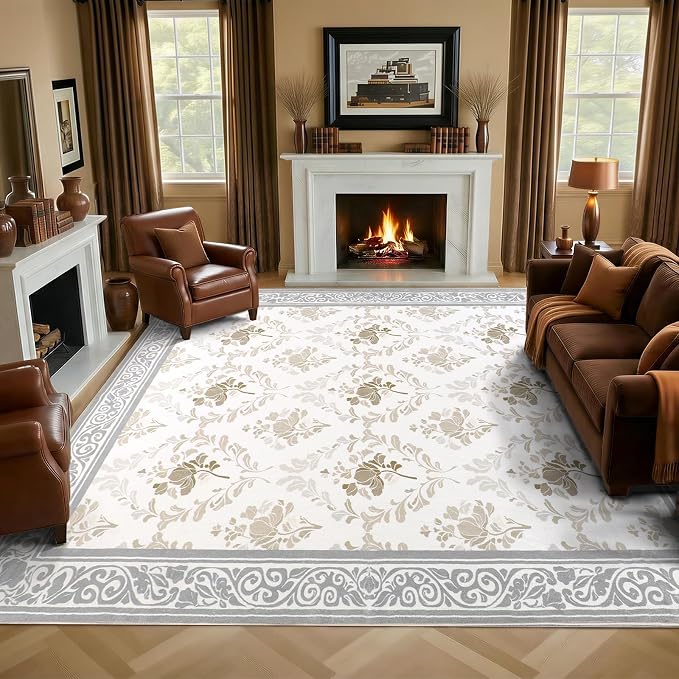 SOULFUL Medium Pile 8x10 Rugs for Living Room - Image 3
