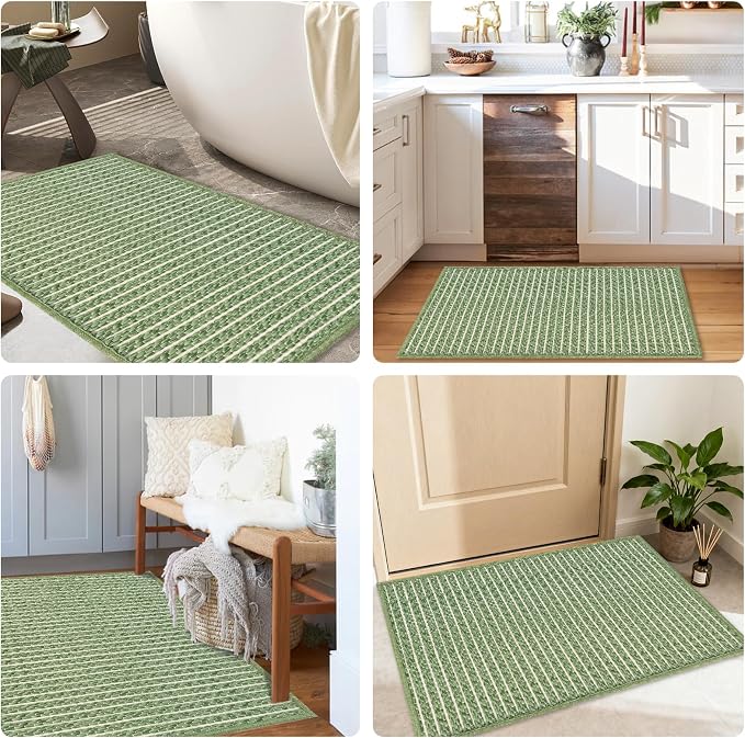 Sage Green Bathroom Rugs - Image 4