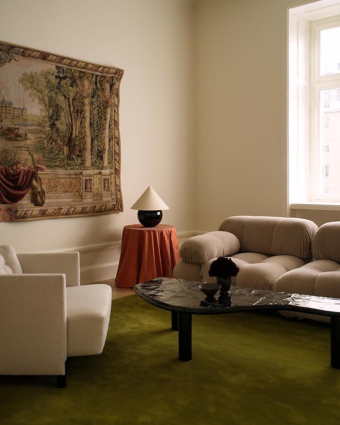 Hand-Tufted Wool Round Area Rug – Soft Premium Wool Carpet - Image 3
