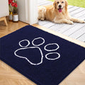 OLANLY Dog Door Mat for Muddy Paws 40x32, Paw Print Design, Absorbs Moisture by OLANLY