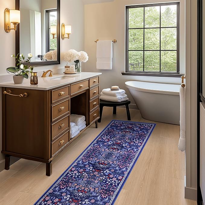 Runner Rug for Entryway: 2x6 Kitchen Rugs Non Slip Washable Ultra-Thin Soft - Image 5