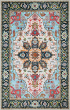 WILLSUN Washable Area Rugs, 4x6 Non-Slip Boho Large Area Rugs - Image 7
