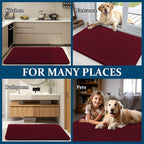 OLANLY Dog Door Mat for Muddy Paws 54x32, Absorbs Moisture and Dirt, Absorbent - Image 8