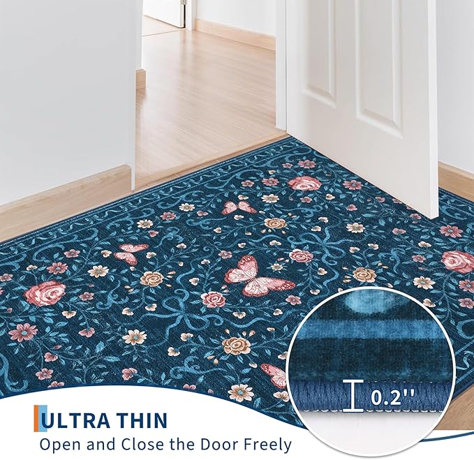 GarveeHome Washable Runner Rug 2x6 Non Slip Hallway Runners Stain Resistant Low - Image 4