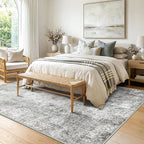 Washable Area Rugs 5'x7' Non-Slip Modern Abstract Soft - Image 2