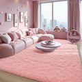 Zentavio Pink Rugs for Girls Room 8x10 Large Area Rugs for Living Room Cute by ZentavioRug