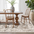 LUMI 8x10 Washable Area Rug for Living Room, Ultra Soft Traditional Vintage - Image 4