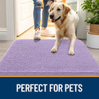 OLANLY Dog Door Mat for Muddy Paws 70x24, Absorbs Moisture and Dirt, Absorbent - Image 6