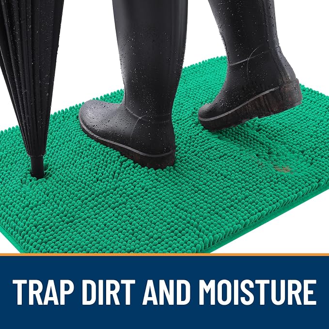 OLANLY Dog Door Mat for Muddy Paws 24x16, Absorbs Moisture and Dirt, Absorbent - Image 2