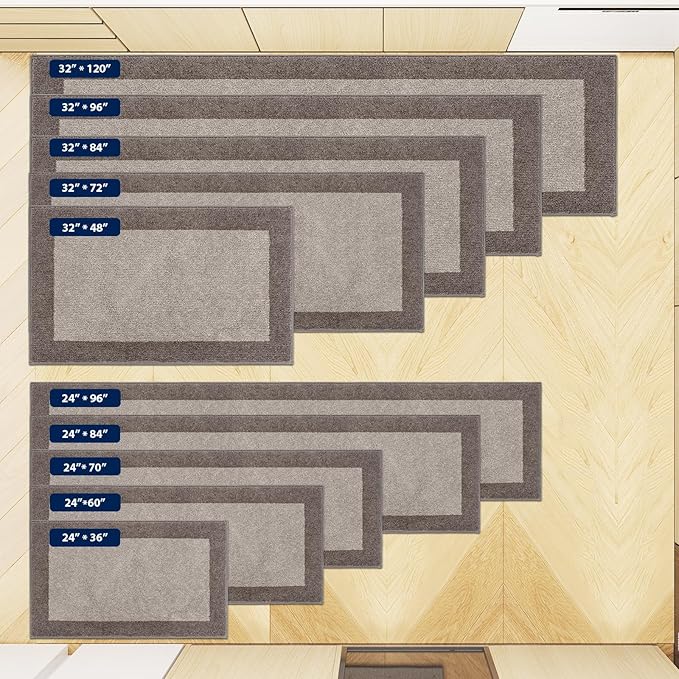 Machine Washable Kitchen Rug 24" x 70", Non Slip Kitchen Mat - Image 4