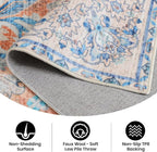 Area Rug for Living Room, 8x10 Machine Washable Non Slip Large Faux Wool Throw - Image 5