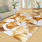 Golden Leaf Rugs for Bedroom - Image 3