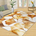 Golden Leaf Rugs for Bedroom - Image 3
