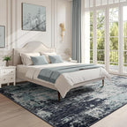 Washable Area Rugs 6'x8' Non-Slip Modern Abstract Soft - Image 3